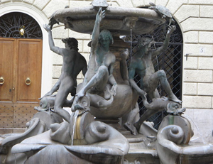Fontana delle Tartarughe, una meraviglia incastonata tra i palazzi