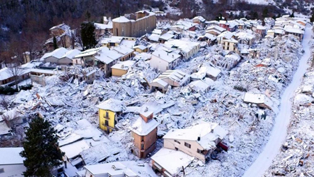Centro Italia sommerso da neve e scosse di terremoto