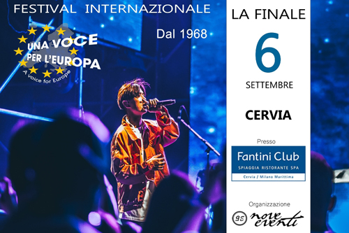 Finale festival Una Voce per l'Europa @ Fantini Club, Cervia