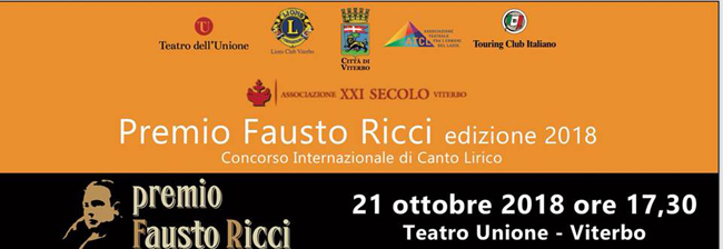 Premio Fausto Ricci, al via la VI edizione