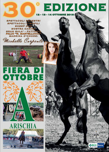 Michelle Carpente, Roberto Ciufoli e Miriana Trevisan alla 30^ edizione della Fiera di Ottobre ad Arischia