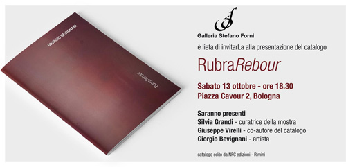 Presentazione del catalogo della mostra RubraRebour di Giorgio Bevignani