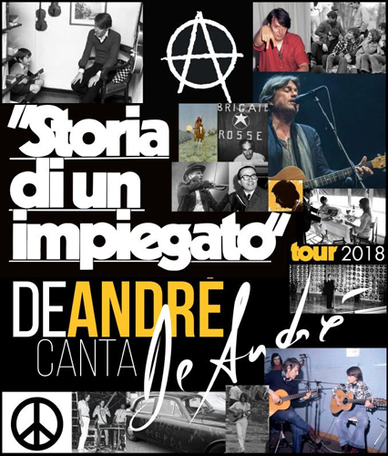 De André Canta De André: venerdì 30 novembre parte da Novara il tour “Storia di un impiegato” di Cristiano De André!