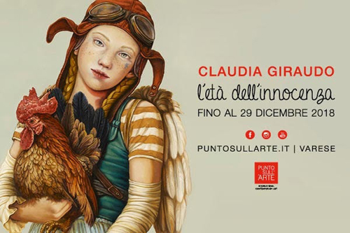 Claudia Giraudo l'età dell'innocenza alla Galleria Punto sull'Arte di Varese