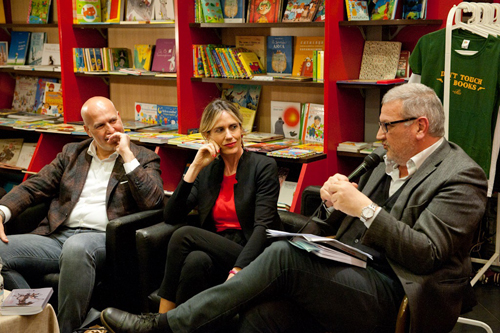 Gli scrittori Emanuela Amici e Nikita Placco, i protagonisti dell’incontro letterario “Il romanzo dei destini incrociati”