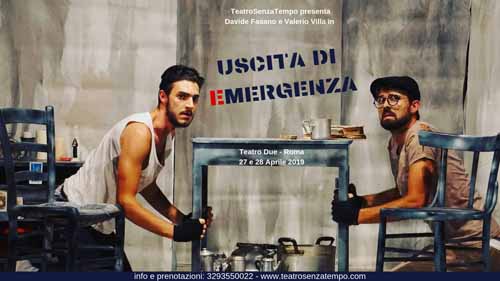 Uscita di emergenza, l’opera di Manlio Santanell,i in scena al Teatro Due di Roma