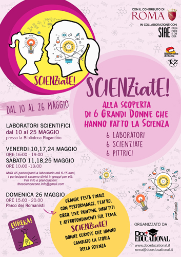 SCIENZiatE!, a Roma il Festival che racconta 6 grandi scienziate della storia