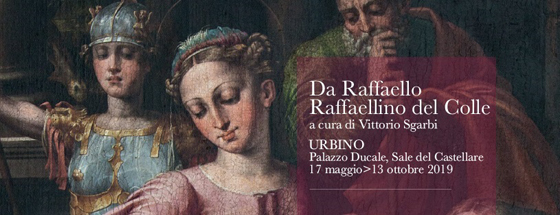 Vittorio Sgarbi inaugura Da Raffaello. Raffaellino del Colle ad Urbino