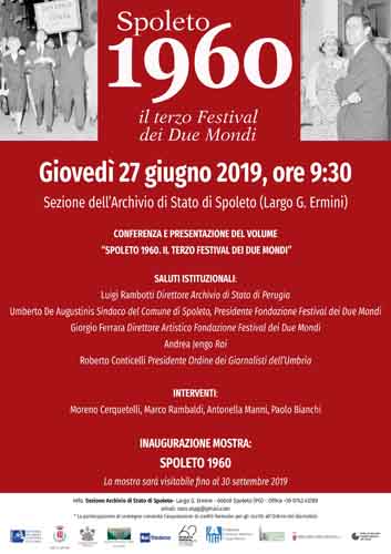 Spoleto 1960 - il terzo Festival dei Due Mondi