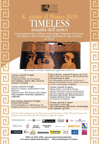 Timeless – Attualità dell’antico. Clay vs Plastic, appuntamento al Museo Archeologico Nazionale di Crotone