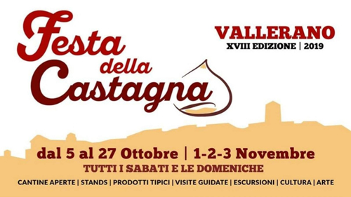 Festa della castagna di Vallerano. Dal 5 ottobre la XVIII edizione