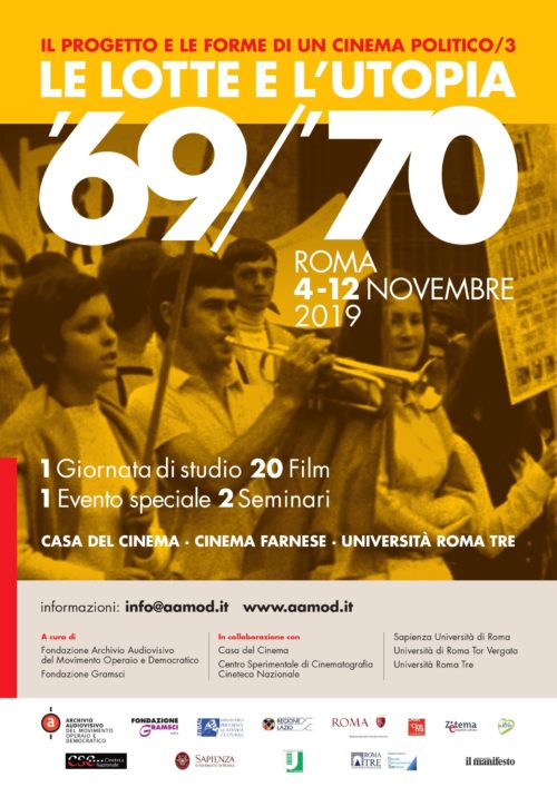 Le lotte e l'utopia 69/70: il programma del 4 novembre