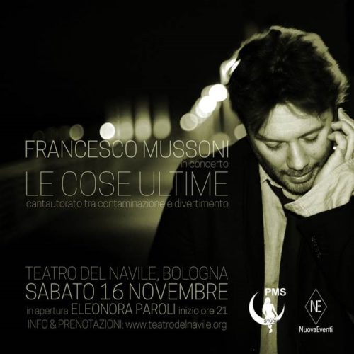 Francesco Mussoni al Teatro del Navile di Bologna in concerto con 