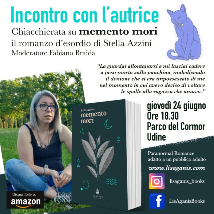 Stella Azzini al Parco Cormor per presentare "Memento Mori"