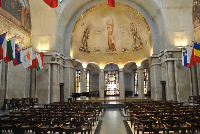 La Sala delle Adunate presso la Casa Madre ANMIG