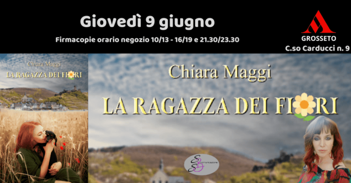 Alla Mondadori di Corso Giosuè Carducci 9, Chiara Maggi incontrerà i molti lettori di La ragazza dei fiori e firmerà le nuove copie.