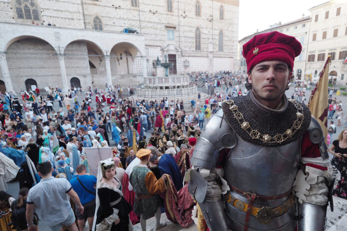 Foto Perugia1416: Braccio Fortebracci interpretato da Alexio Bachiorri