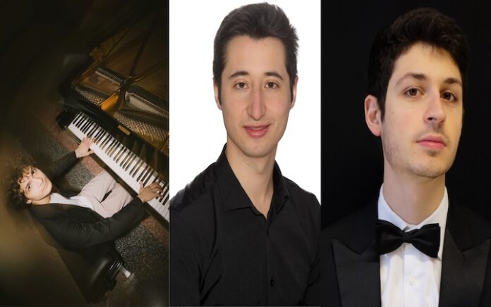 I tre finalisti del 14° Concorso Pianistico Nazionale – Premio Lamberto Brunelli